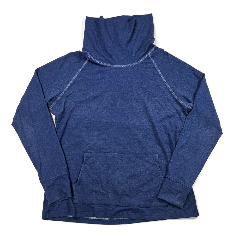 Kuhl Sweater Womens XL‎ Turtleneck Pullover Long Sleeve Outdoor Kangaroo Blue